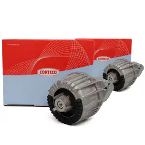 2x CORTECO Motorlager Hydrolager 80005161 MERCEDES A207 C207 E350CDI vorne