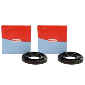 2x CORTECO Wellendichtring Simmerring 01033294B f&uuml;r BMW 33107505604 hinten Satz
