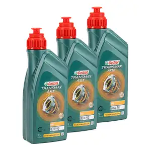 CASTROL Hochdruck-Getriebe&ouml;l Achsgetriebe&ouml;l AXLE EPX 80W-90 - 3L 3 Liter