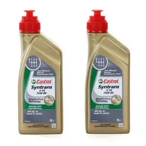 CASTROL Getriebe&ouml;l Schaltgetriebe&ouml;l SYNTRANS V FE 75W-80 - 2L 2 Liter