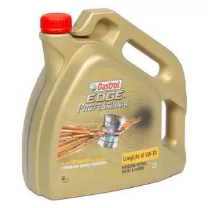 CASTROL EDGE Professional Motor&ouml;l &Ouml;l TITANIUM FST LongLife III 5W-30 - 4 Liter