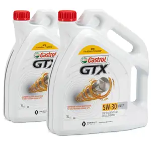 CASTROL Motor&ouml;l &Ouml;l GTX 5W-30 5W30 RN17 ACEA C3 f&uuml;r Renault - 10L 10 Liter
