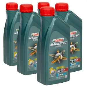 CASTROL Magnatec DIESEL DPF Motor&ouml;l &Ouml;l 5W40 dexos2 Ford WSS-M2C917-A - 5 Liter