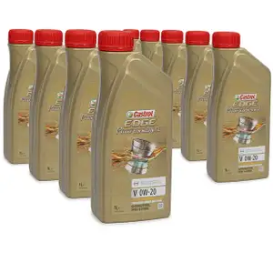 CASTROL EDGE Professional Motor&ouml;l &Ouml;L TITANIUM FST V 0W20 C5 f&uuml;r VOLVO - 9 Liter