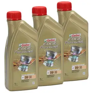 CASTROL EDGE Professional Motor&ouml;l &Ouml;l TITANIUM FST A5 0W-30 0W30 VOLVO 3 Liter