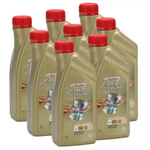 CASTROL EDGE Professional Motor&ouml;l &Ouml;l TITANIUM FST A5 0W-30 0W30 VOLVO 8 Liter
