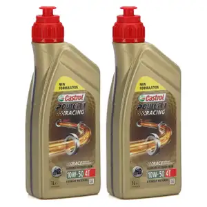 CASTROL Motor&ouml;l &Ouml;l POWER 1 RACING 4T 4-TAKT 10W50 JASO MA-2 API SL - 2L 2 Liter