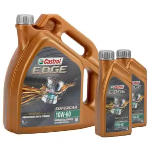 CASTROL EDGE Motor&ouml;l &Ouml;L SUPERCAR TITANIUM 10W60 A3/B3 A3/B4 SN/CF - 7L 7 Liter