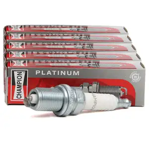 5x CHAMPION Z&uuml;ndkerze RC8PYP OE136/T10 PLATINUM f&uuml;r AUDI FORD MB OPEL PORSCHE VW