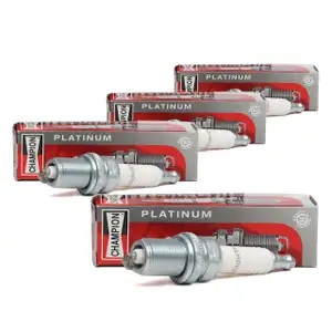 4x CHAMPION Z&uuml;ndkerze RC8PYP OE136/T10 PLATINUM f&uuml;r AUDI FORD MB OPEL PORSCHE VW