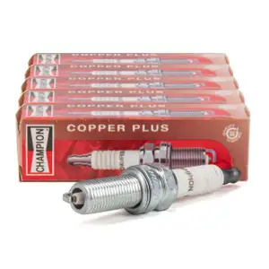 5x CHAMPION Z&uuml;ndkerze RC10MCC OE198/T10 COPPER PLUS f&uuml;r OPEL VW SUZUKI CHEVROLET