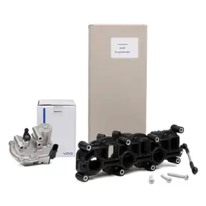 Ansaugbr&uuml;cke Saugrohrmodul + VDO Stellmotor AUDI A4 A6 A8 Q7 VW Touareg rechts