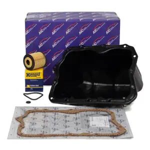 AIC &Ouml;lwanne + Dichtung + HENGST &Ouml;lfilter f&uuml;r SMART 450 451 452 0.6 0.7 0.8 CDI