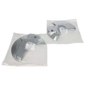 2x AIC Abdeckblech Spritzblech f&uuml;r AUDI 50 VW POLO + CLASSIC COUPE KASTEN vorne
