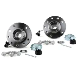 2x AIC Radnabe Radlager + Kappe OPEL Astra G Zafira A 5-Loch mit ABS vorne