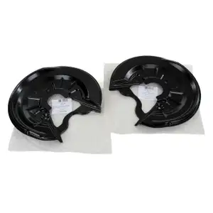 2x Abdeckblech Ankerblech f&uuml;r AUDI A3 8P SEAT SKODA VW GOLF 5 6 TOURAN hinten