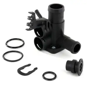 AIC Wasserflansch + Verschlussstopfen f&uuml;r SEAT ALHAMBRA VW GOLF 3 PASSAT 1.8 2.0