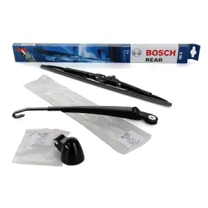AIC Heckwischerarm + Kappe + BOSCH Wischerblatt H380 VW GOLF 4 VARIANT hinten