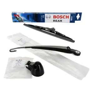 AIC Heckwischerarm + Kappe + BOSCH Wischerblatt H282 SEAT AROSA VW LUPO hinten