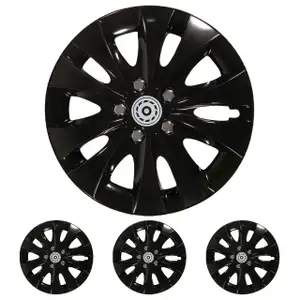 4x ALBRECHT Radkappen Radblenden STORM SCHWARZ BLACK 14 Zoll (4 St&uuml;ck)