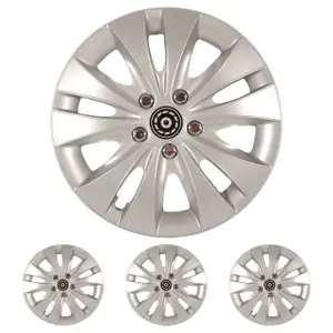 4x ALBRECHT Radkappen Radblenden STORM SILBER 14 Zoll (4 St&uuml;ck)