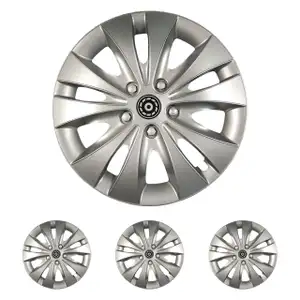 4x ALBRECHT Radkappen Radblenden STORM SILBER 16 Zoll (4 St&uuml;ck)