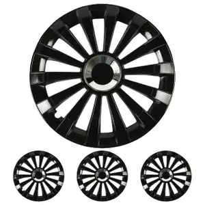 4x ALBRECHT Radkappen Radblenden MERIDIAN BLACK SCHWARZ 16 Zoll (4 St&uuml;ck)