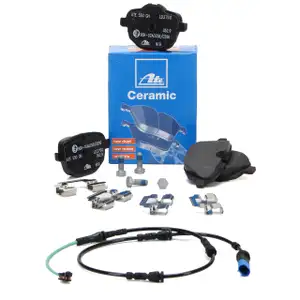 ATE CERAMIC Bremsbel&auml;ge + Warnkontaktkabel BMW 5er G30 7er G11 G12 hinten