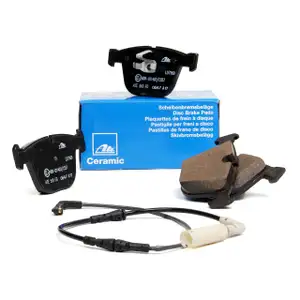 ATE CERAMIC Bremsbel&auml;ge + Wako BMW E60 25i-M5 25-35d E63 E64 30-50i 35d hinten
