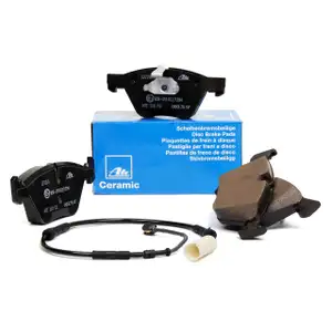 ATE CERAMIC Bremsbel&auml;ge + Wako f&uuml;r BMW 1er E81-88 3er E90-93 sb 03.2010 vorne