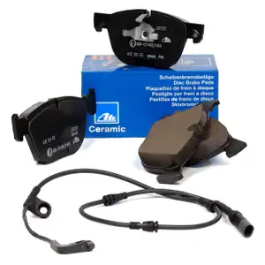 ATE CERAMIC Bremsbel&auml;ge Bremsbelagsatz + Wako f&uuml;r BMW X5 E70 + X6 E71 E72 vorne