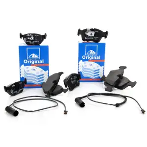 ATE Original Bremsbel&auml;ge + Sensor BMW 3er E36 316-328i 318/328tds vorne + hinten