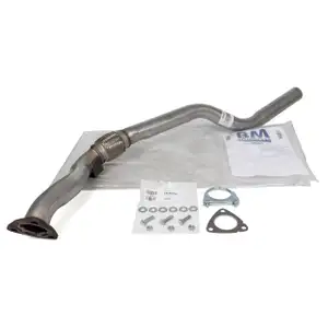 Abgasrohr + Montagesatz f&uuml;r AUDI A4 A6 SKODA SUPERB VW PASSAT 3B 1.8 T 2.0 vorne