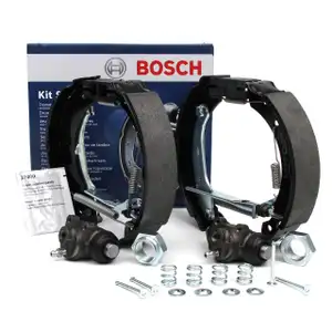 BOSCH KIT SUPER PRO BREMSBACKENSATZ 0204114554 MIT RADBREMSZYLINDER VORMONTIERT