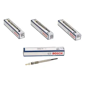 4x BOSCH Gl&uuml;hkerze Set Duraterm GLP016 0250203002 Alfa Romeo f&uuml;r Fiat Lancia