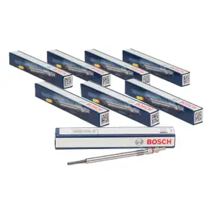 8x BOSCH Gl&uuml;hkerze DURATERM GLP2-HS GLP202 f&uuml;r MERCEDES-BENZ OM640 OM642 OM629
