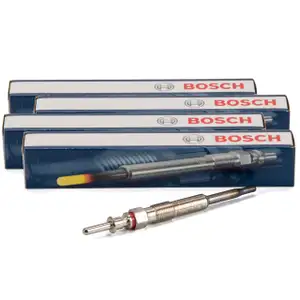 4x BOSCH 0250402002 Gl&uuml;hkerze GLP070 BMW 3er E46 E90-93 5er E60 E61 X3 E83 X5 E53 M47 M57