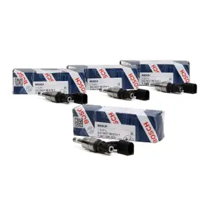 4x BOSCH Einspritzventil Einspritzd&uuml;se f&uuml;r AUDI A2 VW BORA GOLF 4 LUPO POLO FSI