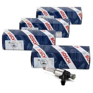 4x BOSCH 0261500621 Einspritzventil Einspritzd&uuml;se AUDI SEAT SKODA VW 2.0 TSI/GTI