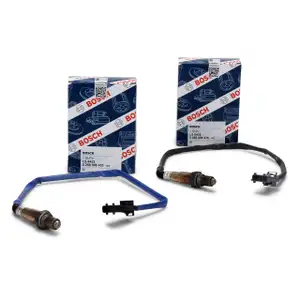 2x BOSCH Lambdasonde VOR + NACH Kat f&uuml;r PORSCHE 911 (996 997) bis 08.2005