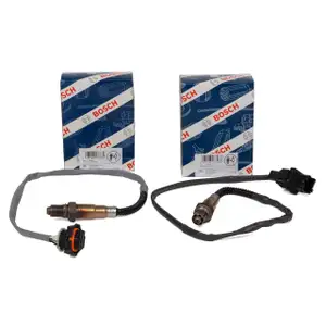 2x BOSCH Lambdasonde VOR + NACH Kat f&uuml;r PORSCHE 911 (996) 3.6 S / Turbo / GT2