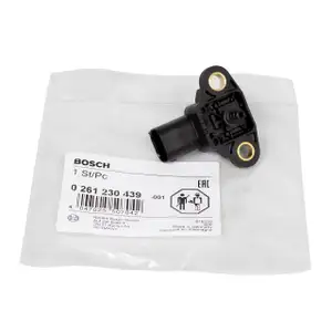 BOSCH Sensor Ladedruck 0261230439 MERCEDES W176 W204 W205 A205 C205 S204 S205