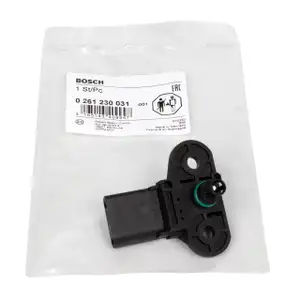BOSCH Sensor Saugrohrdruck 0261230031 AUDI A3 8P SEAT SKODA VW GOLF 4 5 6 POLO