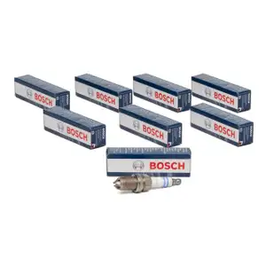 8x BOSCH Z&uuml;ndkerze Set PLATINUM FGR7DQP+ 0242236562 BMW E36 E46 E39 E38 Z3 Z4