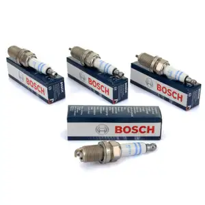 4x BOSCH Z&uuml;ndkerze FR7DE2 0242235797 f&uuml;r AUDI SEAT SKODA VW 2.0FSI