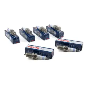 6x BOSCH Z&uuml;ndkerze Set NICKEL FR7DC+ 7955 +8 0242235666
