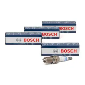 4x BOSCH Z&uuml;ndkerze Set PLATINUM FGR7DQP+ 0242236562 BMW E36 E46 E39 E38 Z3 Z4