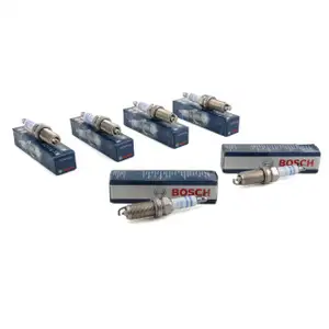 6x BOSCH Z&uuml;ndkerze Set Doppelplatin FR7NPP332 0242236510 BMW OE-Nr 12122158253