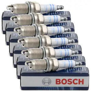 6x BOSCH Z&uuml;ndkerze Super Plus FR7HC+ 0242236565 f&uuml;r JEEP SEAT SKODA VW