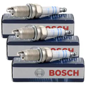 3x BOSCH Z&uuml;ndkerze Super Plus FR7HC+ 0242236565 f&uuml;r JEEP SEAT SKODA VW